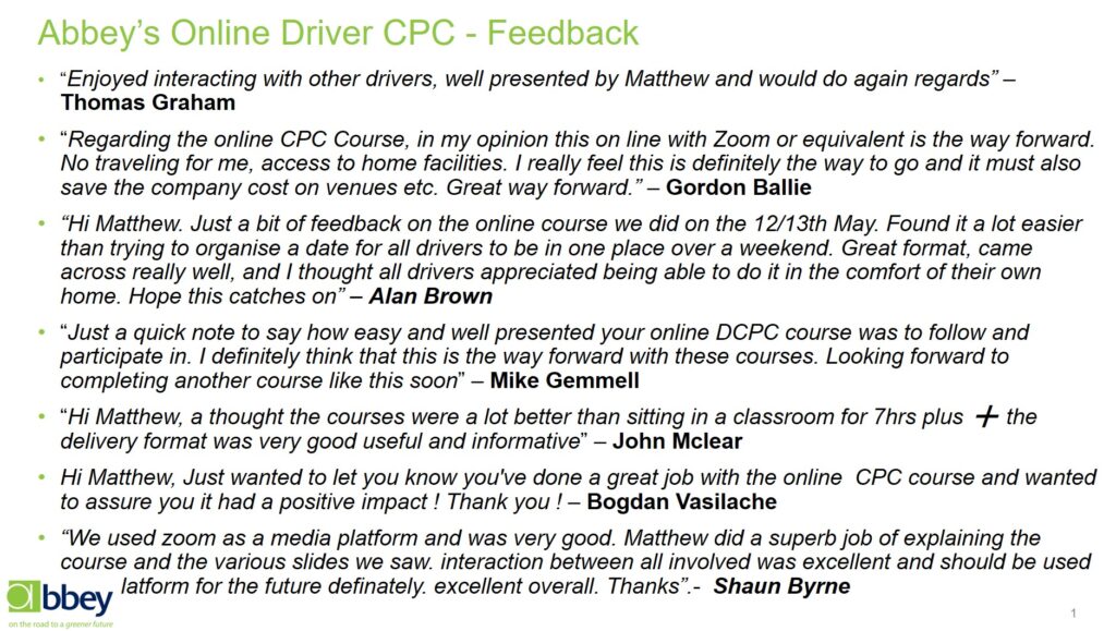 online driver cpc training