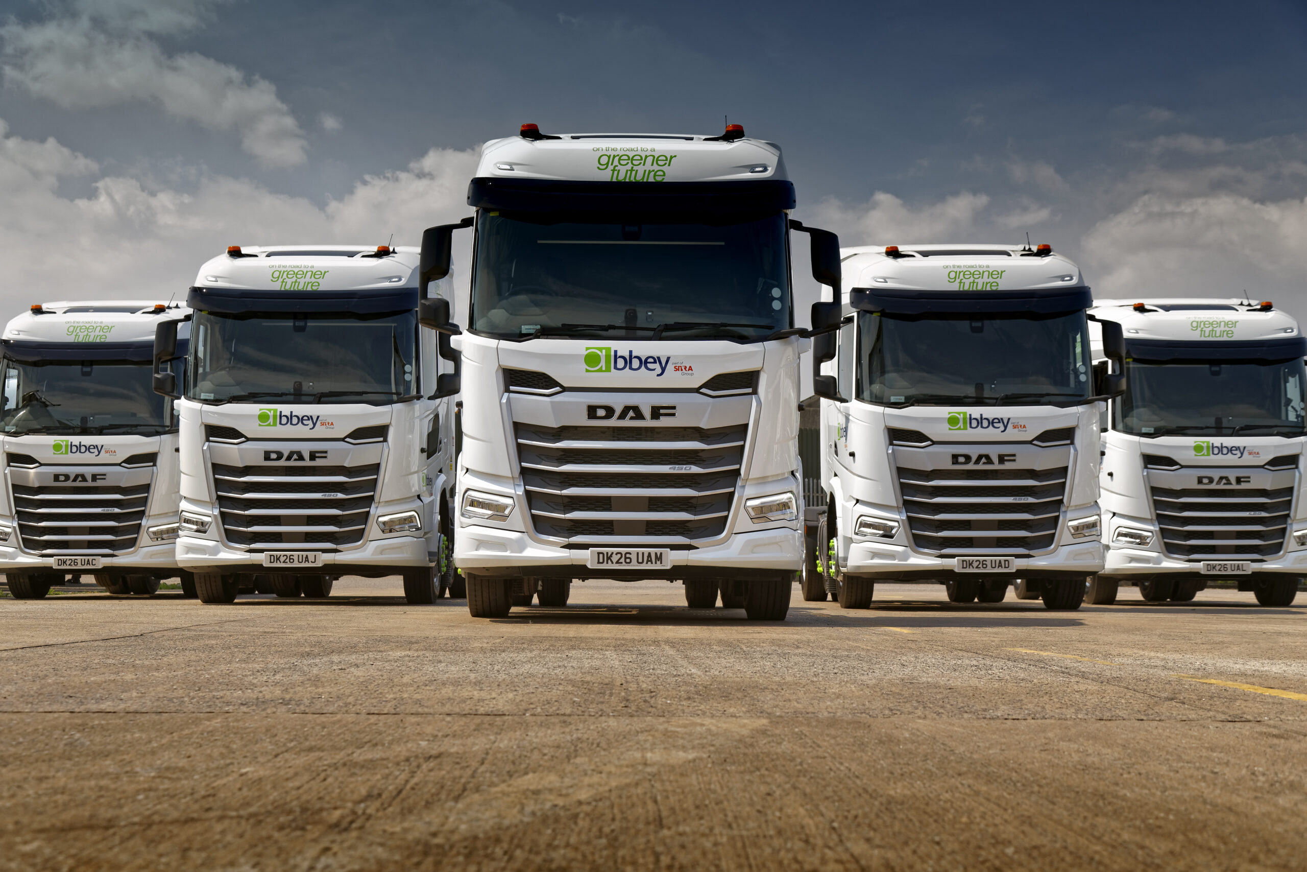25 new DAF tractor units join the Abbey fleet